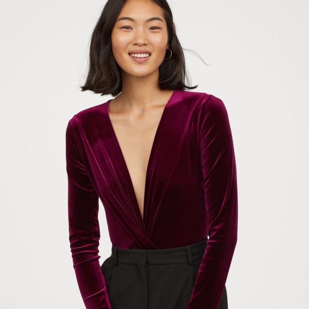 H&M “Divided” Purple Bodysuit